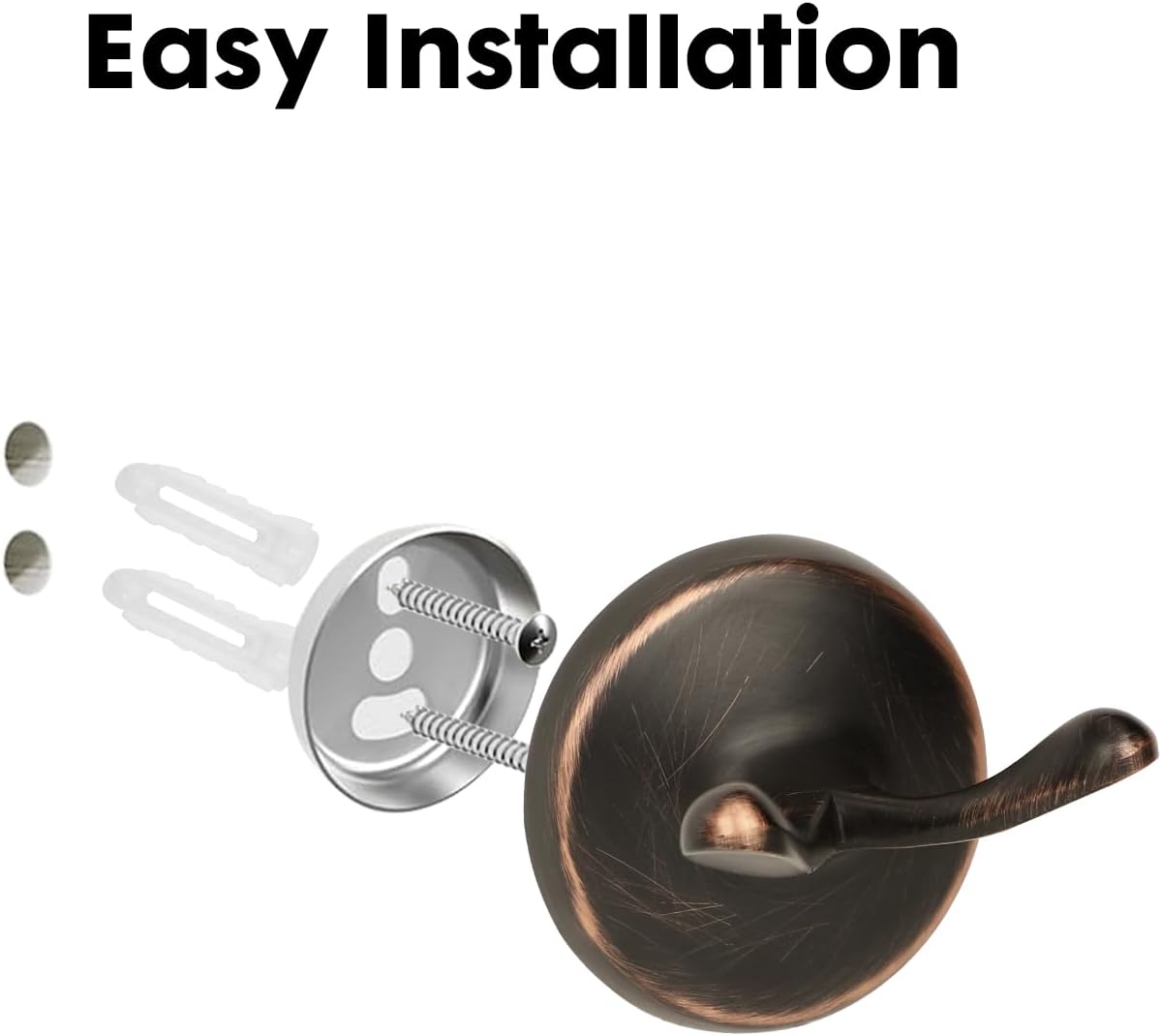 Double Towel Hook Robe Hook for Bathroom Oil Rubbed Bronze