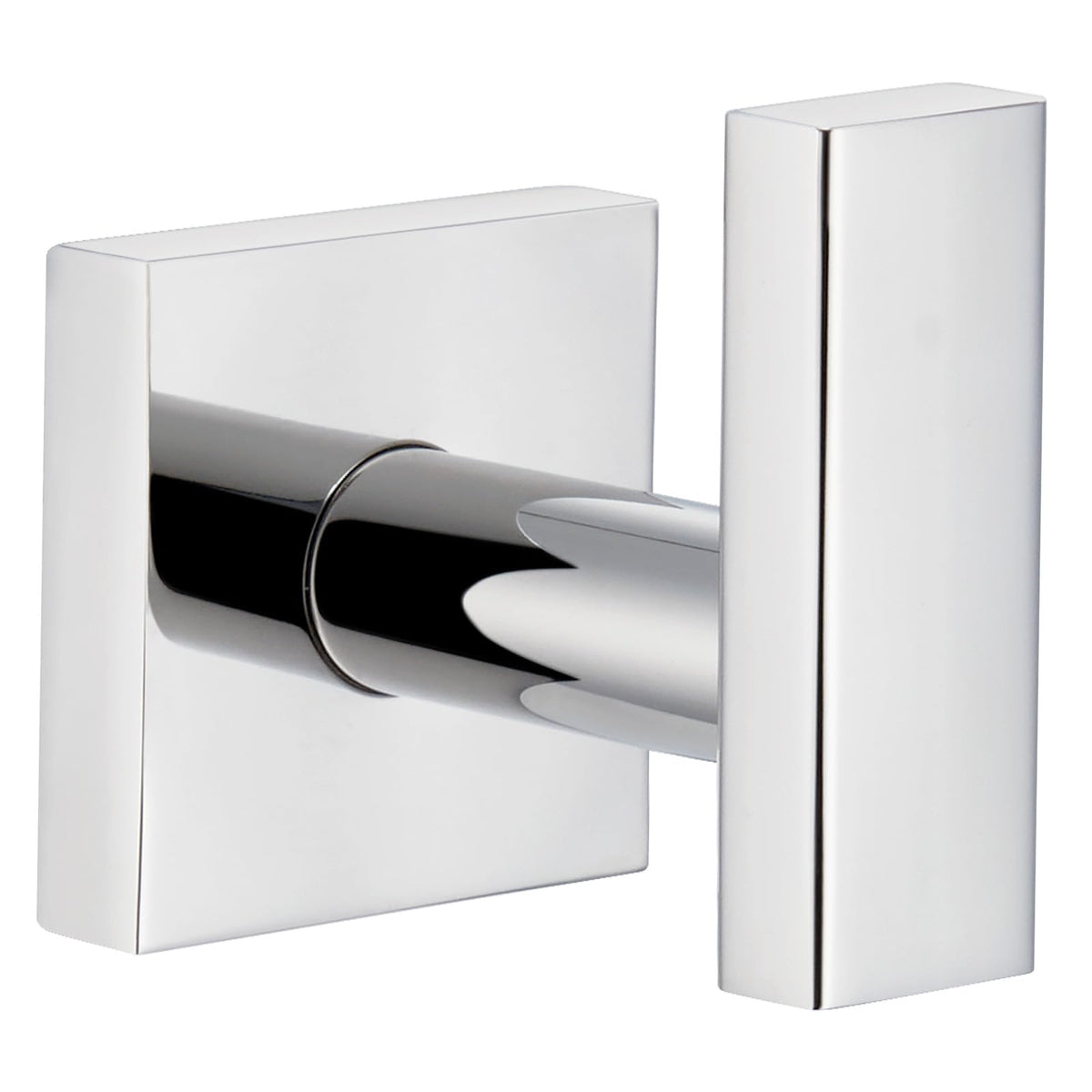 Angle Simple Towel Hooks for Bathroom, Polished Chrome, 2 Pack