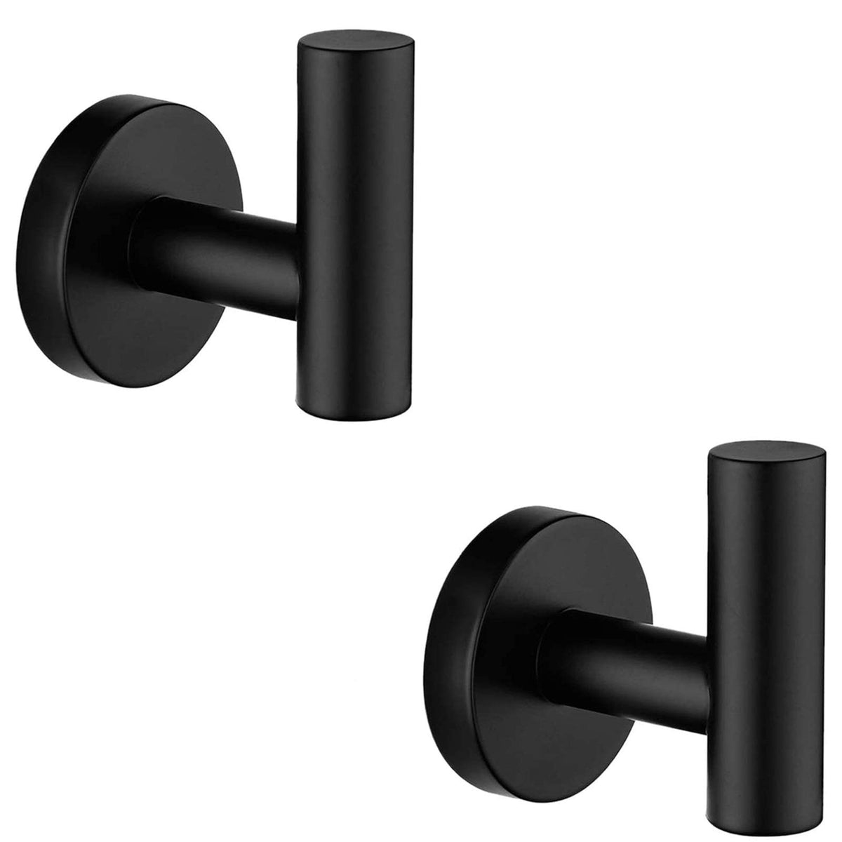 Nolimas Bathroom Towel Hooks SUS 304 Stainless Steel Coat Hook Round Clothes Towel Coat Robe Hook Cabinet Closet Door Sponges Holder for Bath Kitchen Garage Hotel,Wall Mounted,Brushed Gold,2Pack