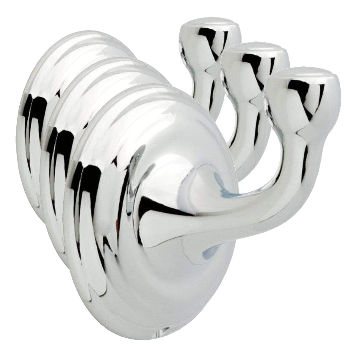 Delta Single Towel Hook for Bathroom or Kitchen| Polished Chrome | Windemere Accessories