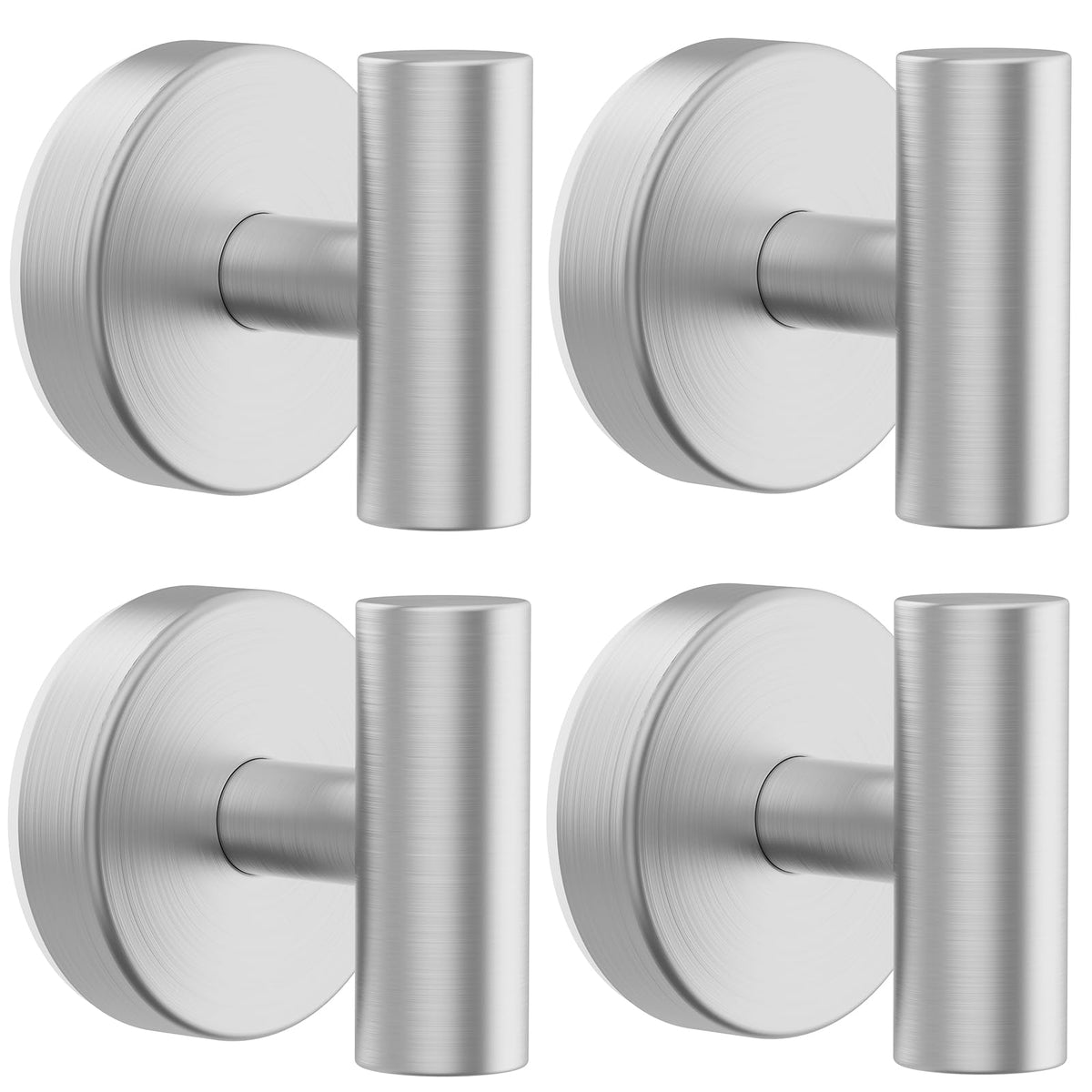 Bntuk Suction Cup Hooks, Removable Shower Hooks for Inside Shower – Towel Hooks for Bathroom Window Glass Mirror Tile, Bath Robe Looafh Hook for Hanging – Waterproof & Rustproof, Black (2 Pack)