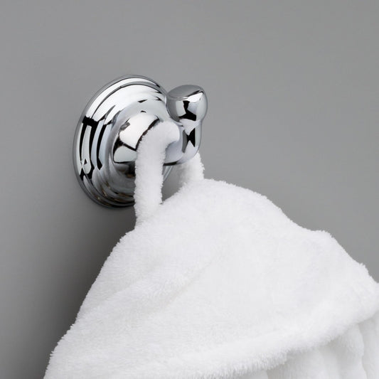 Delta Single Towel Hook for Bathroom or Kitchen| Polished Chrome | Windemere Accessories