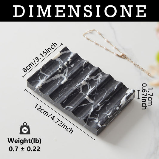 Real Luxurious Natural Marble Soap Dish for Shower,soap Dish for Bathroom