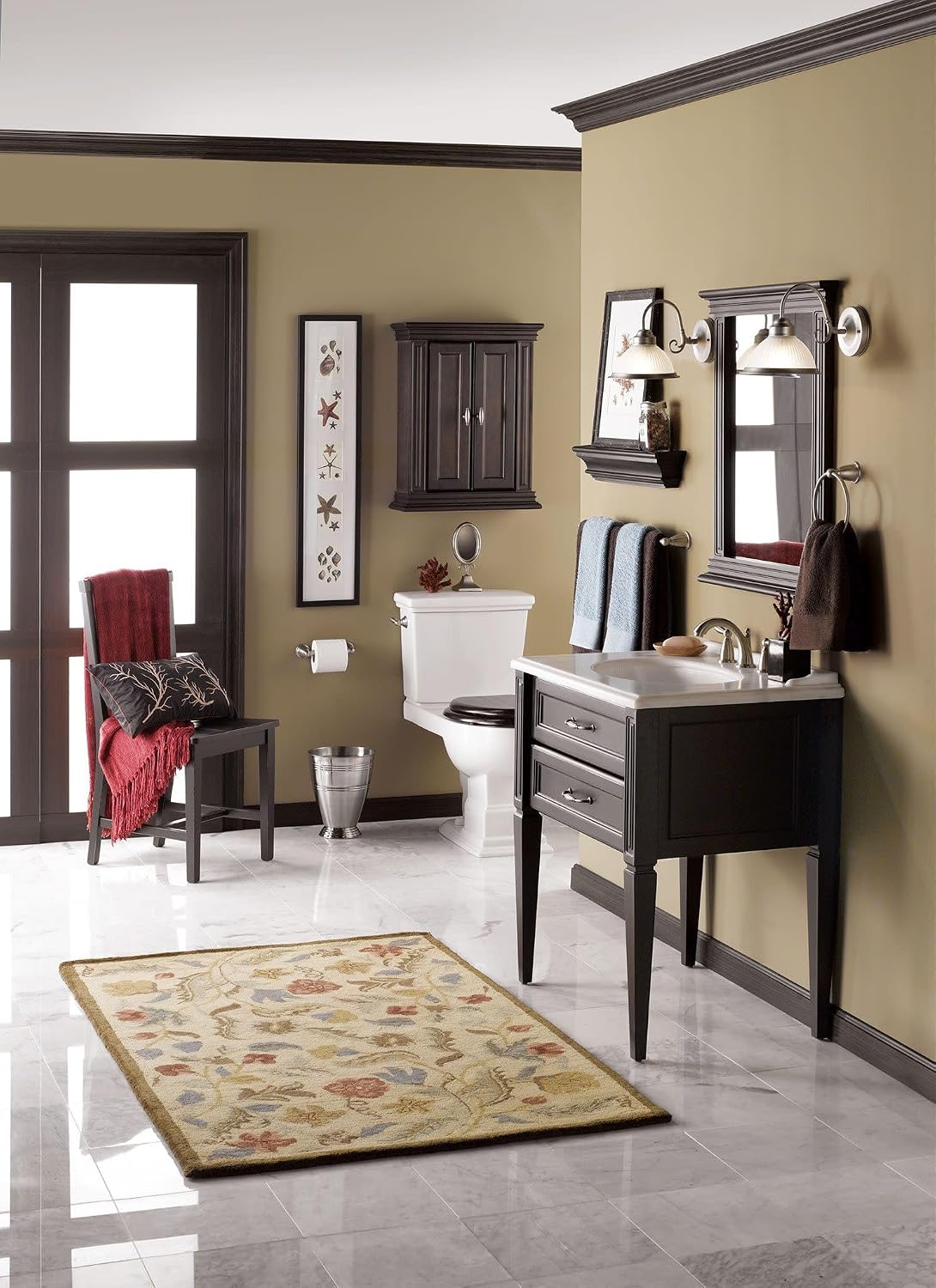 Moen YB2203BN Brantford Brushed Nickel Wall Mount Double Robe Hook