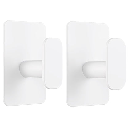 Large Heavy Duty Adhesive Wall Hooks - 26lb Max, Stainless Steel Waterproof Towel Hooks for Hanging Towel, Coat, Robe, Sticky Hooks for Use in Bathroom, Shower, Kitchen, Door(Black, 4 Pack)