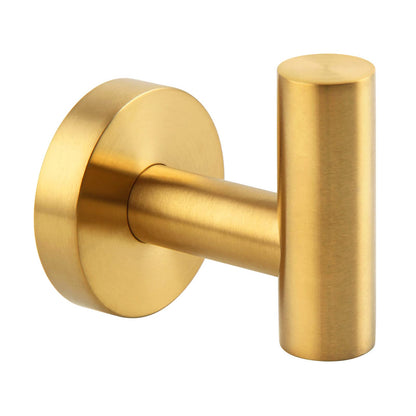 APLusee Brushed Nickel Bathroom Towel Hooks, 2 Pack, 304 Stainless Steel