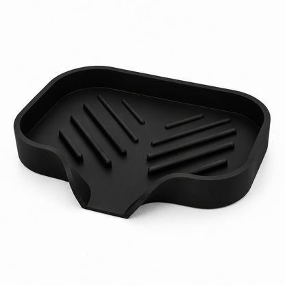 2 Pack Plastic Soap Dish with Drainage, Self-Draining Soap Holder for Bathroom & Kitchen Sink, 2-Layer Soap Saver Tray with Removable Drain Tray, White, 5” x 3.4” x 0.8”