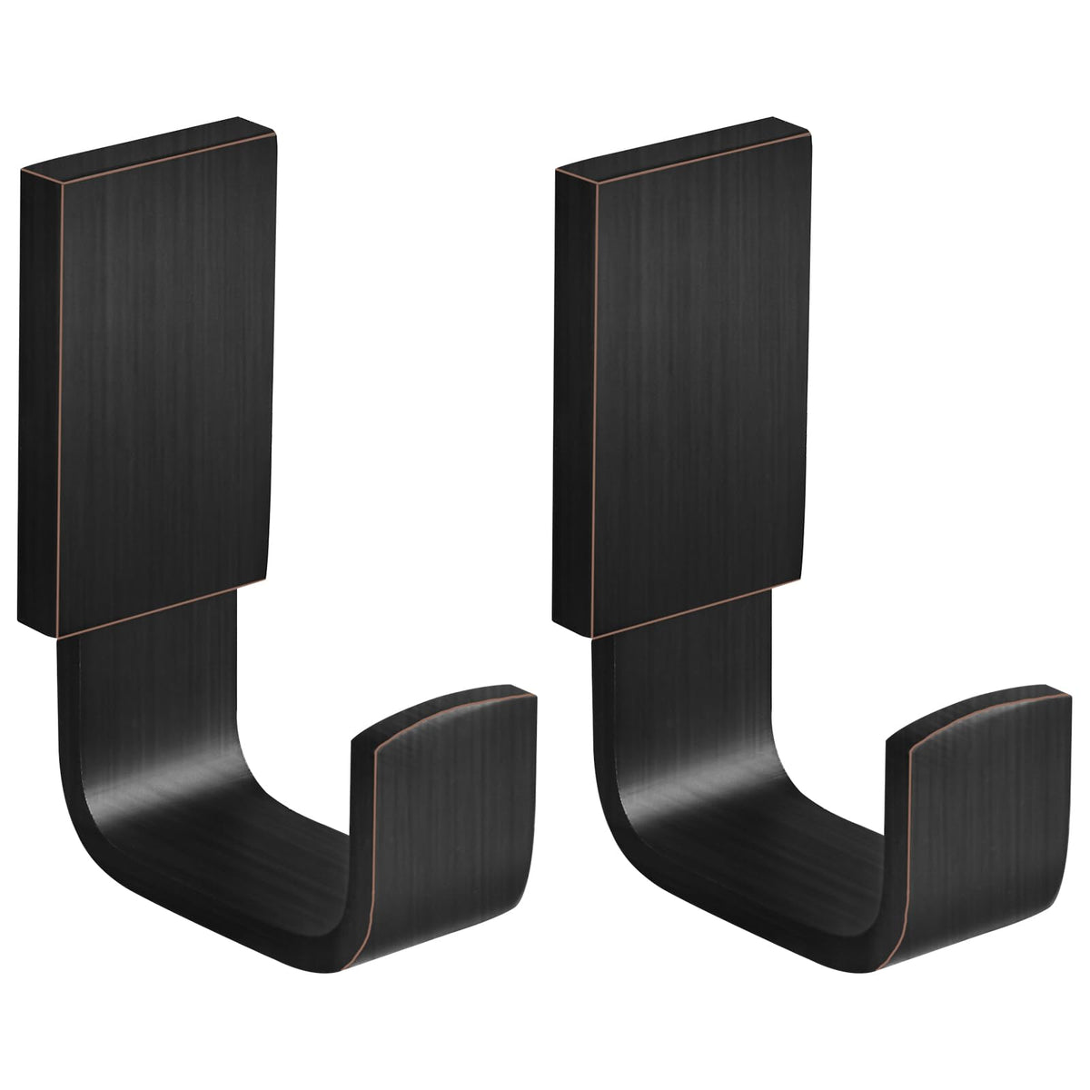 BESy Brass Towel Hook, Bathroom Robe Coat Clothes Hook, Oil Rubbed Bronze