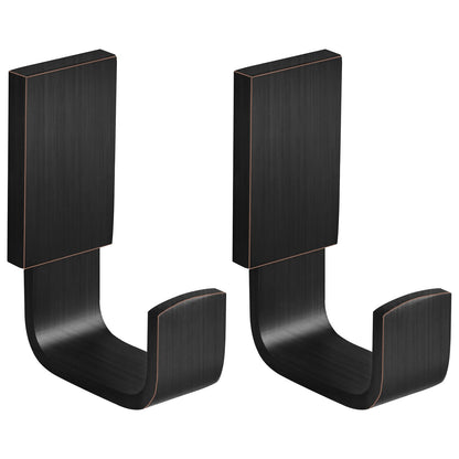 BESy Brass Towel Hook, Bathroom Robe Coat Clothes Hook, Oil Rubbed Bronze