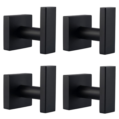 Angle Simple Towel Hooks for Bathroom, Polished Chrome, 2 Pack