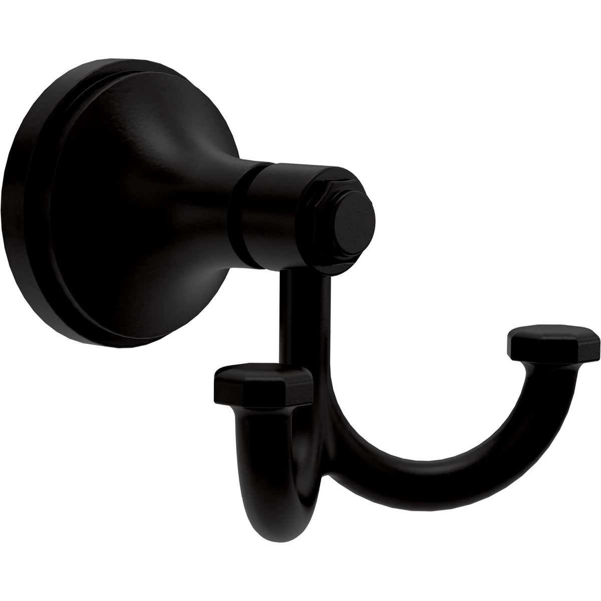 Franklin Brass Woodruff (1-Pack) Towel Hooks Satin Nickel Double Bathroom J Hooks Wall Mounted for Robes & Towels Hand Towel Hook Holder Kitchen, Bathroom Accessories WDRF35-SN