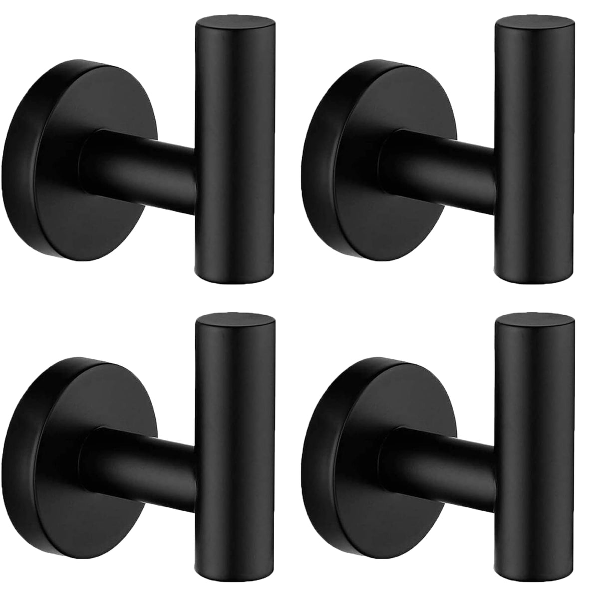 Nolimas Bathroom Towel Hooks SUS 304 Stainless Steel Coat Hook Round Clothes Towel Coat Robe Hook Cabinet Closet Door Sponges Holder for Bath Kitchen Garage Hotel,Wall Mounted,Brushed Gold,2Pack