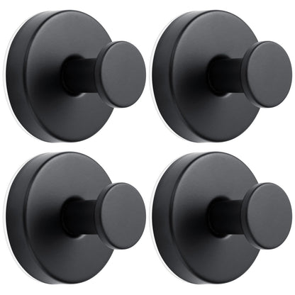 YANGQIHOME Suction Cup Hooks for Shower, No Drill Towel Hooks for Bathrooms, Removable Hooks for Glass, Mirror & Tile, Stainless Steel Shower Hooks for Inside Shower, 2 Pack, Gold