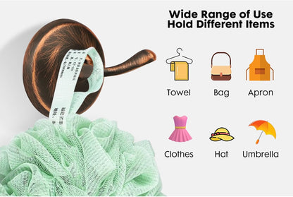 Double Towel Hook Robe Hook for Bathroom Oil Rubbed Bronze