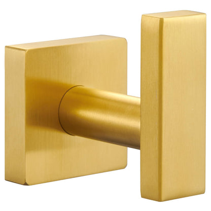 Angle Simple Towel Hooks for Bathroom, Polished Chrome, 2 Pack