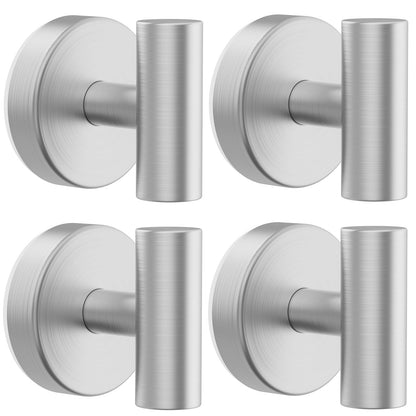 Bntuk Suction Cup Hooks, Removable Shower Hooks for Inside Shower – Towel Hooks for Bathroom Window Glass Mirror Tile, Bath Robe Looafh Hook for Hanging – Waterproof & Rustproof, Black (2 Pack)