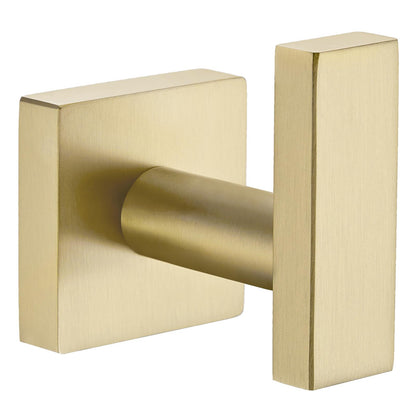 Angle Simple Towel Hooks for Bathroom, Polished Chrome, 2 Pack