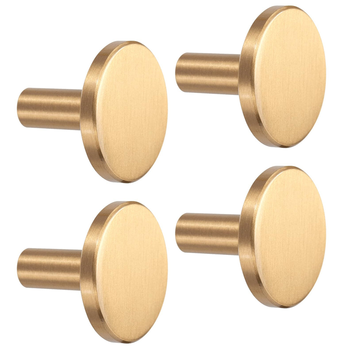YANGQIHOME Suction Cup Hooks for Shower, No Drill Towel Hooks for Bathrooms, Removable Hooks for Glass, Mirror & Tile, Stainless Steel Shower Hooks for Inside Shower, 2 Pack, Gold