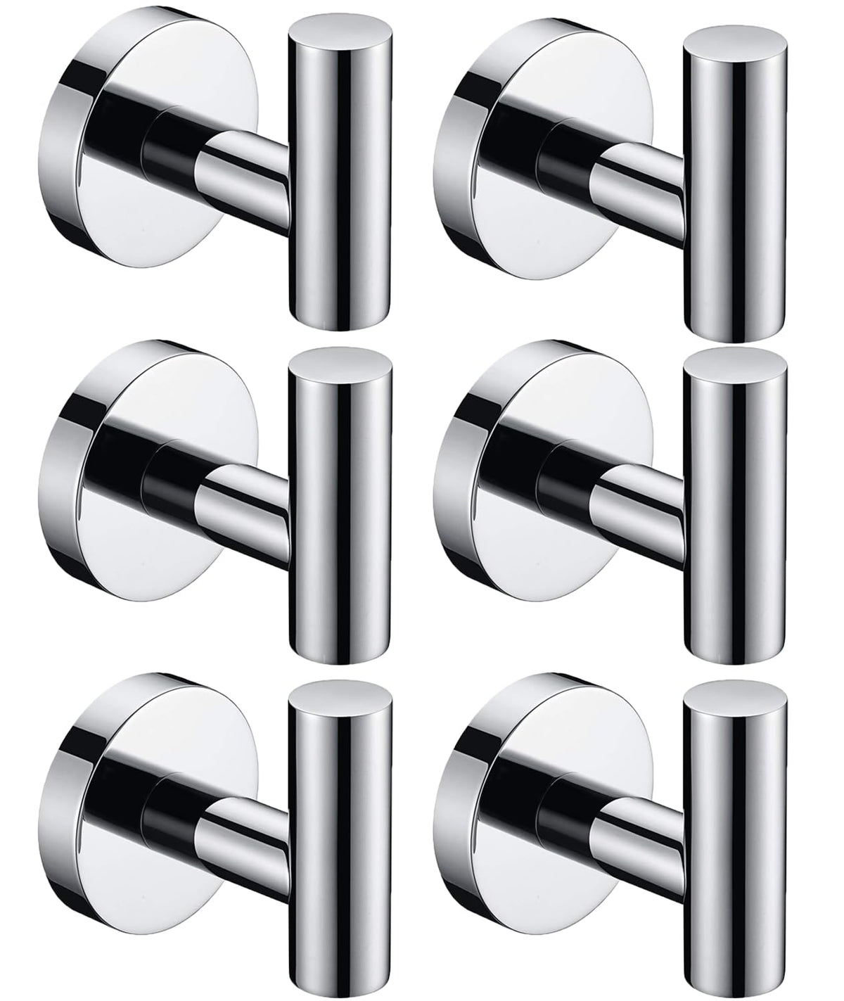 Nolimas Bathroom Towel Hooks SUS 304 Stainless Steel Coat Hook Round Clothes Towel Coat Robe Hook Cabinet Closet Door Sponges Holder for Bath Kitchen Garage Hotel,Wall Mounted,Brushed Gold,2Pack