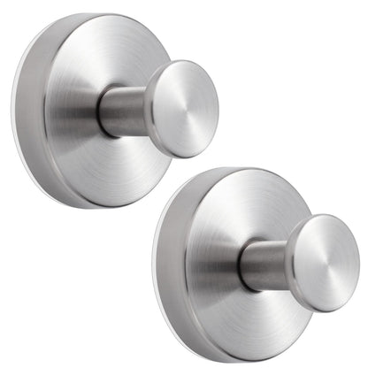 YANGQIHOME Suction Cup Hooks for Shower, No Drill Towel Hooks for Bathrooms, Removable Hooks for Glass, Mirror & Tile, Stainless Steel Shower Hooks for Inside Shower, 2 Pack, Gold