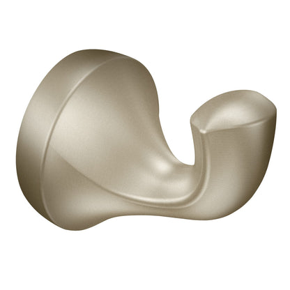 Moen YB2803BN Eva Brushed Nickel Wall Mount Single Robe Hook