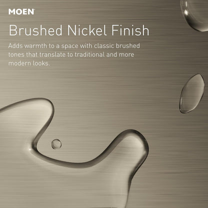 Moen YB2203BN Brantford Brushed Nickel Wall Mount Double Robe Hook