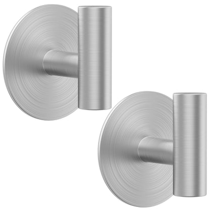Bntuk Adhesive Wall Towel Hooks, No Drill Waterproof Bathroom Shower Hooks