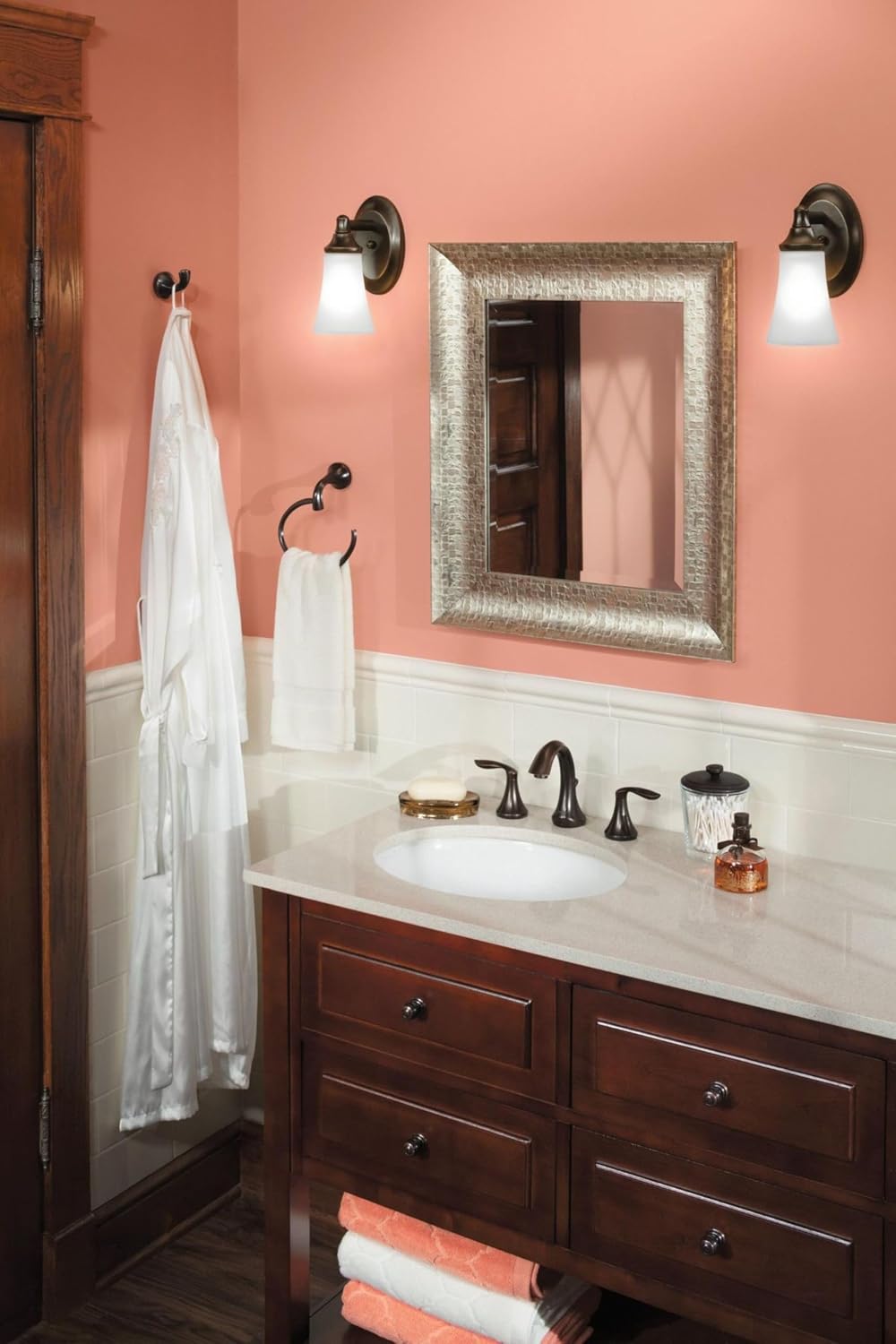 Moen YB2803BN Eva Brushed Nickel Wall Mount Single Robe Hook