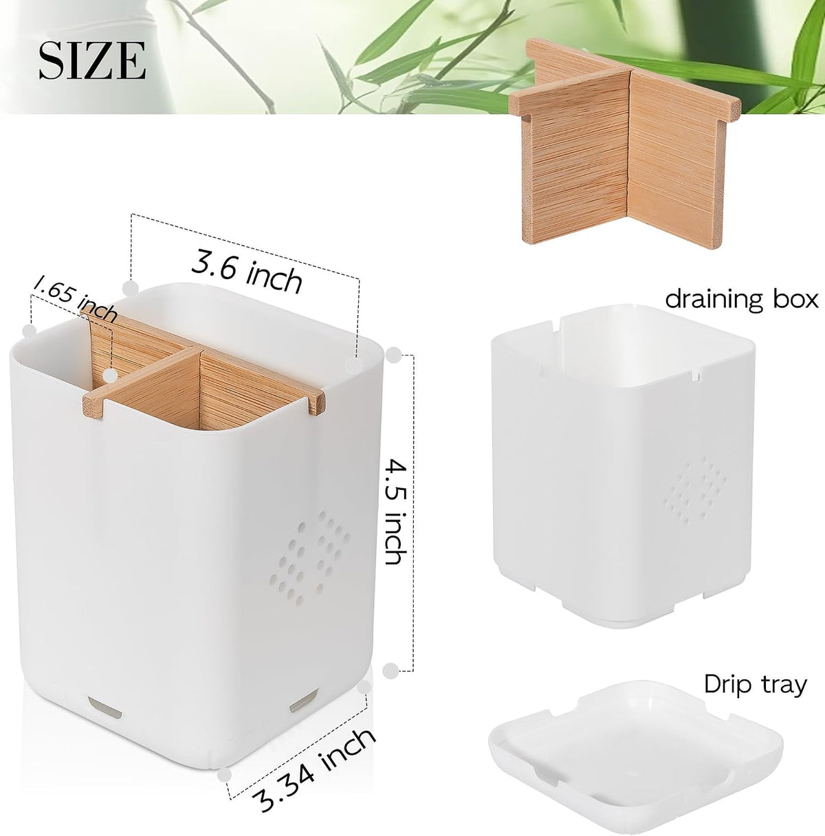 Toothbrush Holders for Bathrooms, Electric Toothbrush Holder, White