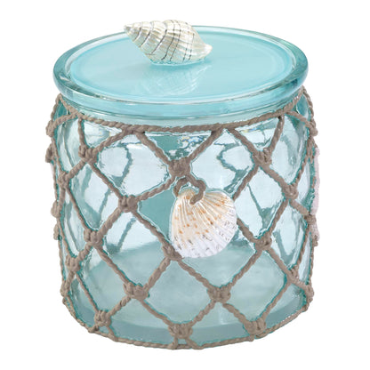 Avanti Linens - Seaglass Soap Dish, Hand Painted Resin Soap Holder