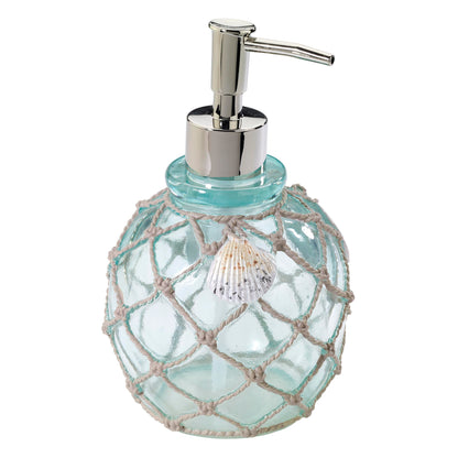 Avanti Linens - Seaglass Soap Dish, Hand Painted Resin Soap Holder